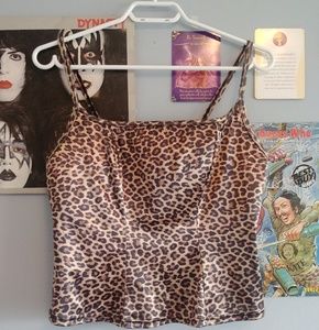Leopard print tank top